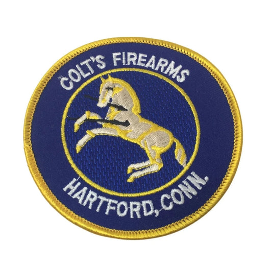 Vintage Colt's Firearms Hartford Connecticut Patch with Horse on it - A+ Stuff - Collectibles - A+ Stuff