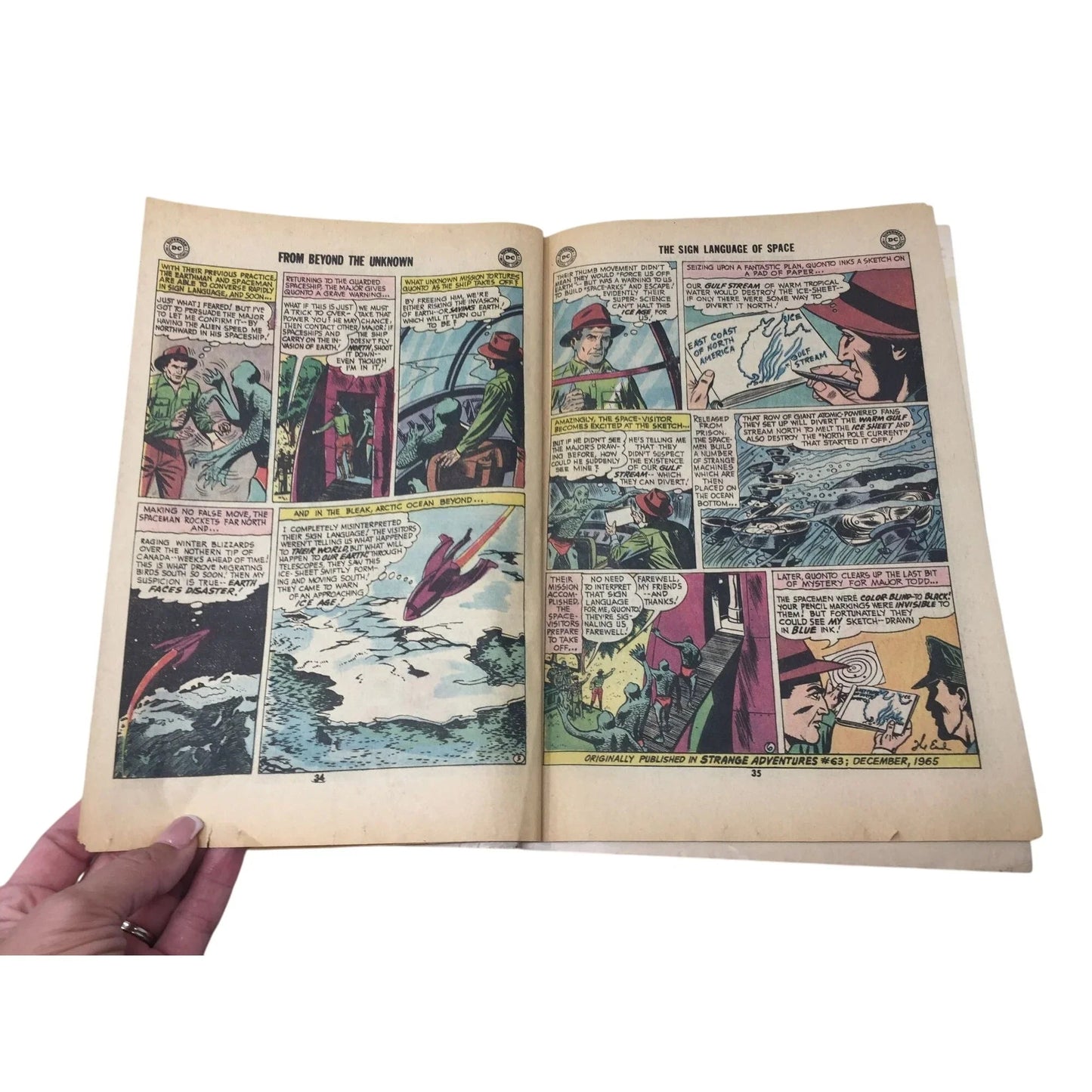 Vintage Comic Book - From Beyond the Unknown 12 Sept - A+ Stuff - comic book - A+ Stuff