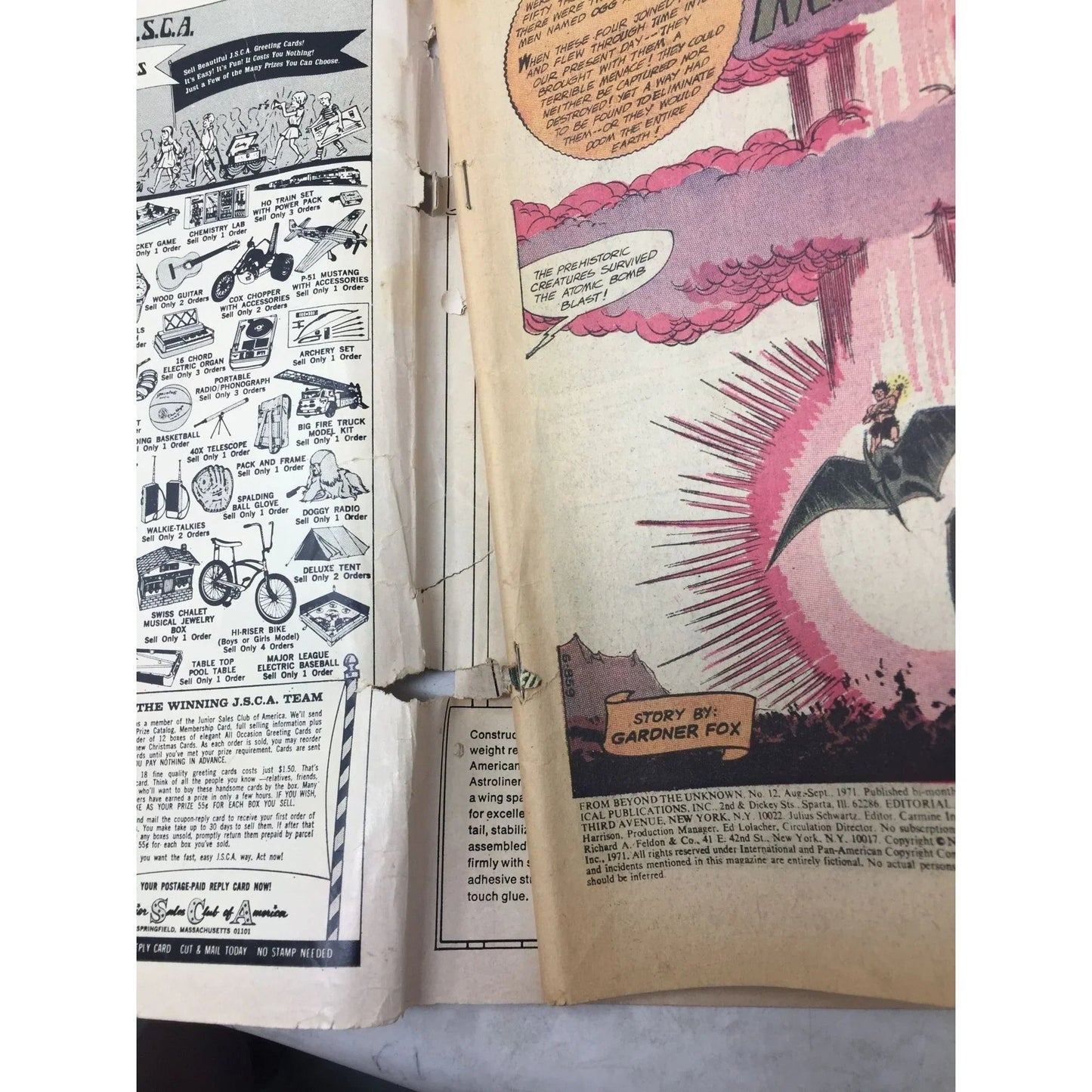 Vintage Comic Book - From Beyond the Unknown 12 Sept - A+ Stuff - comic book - A+ Stuff