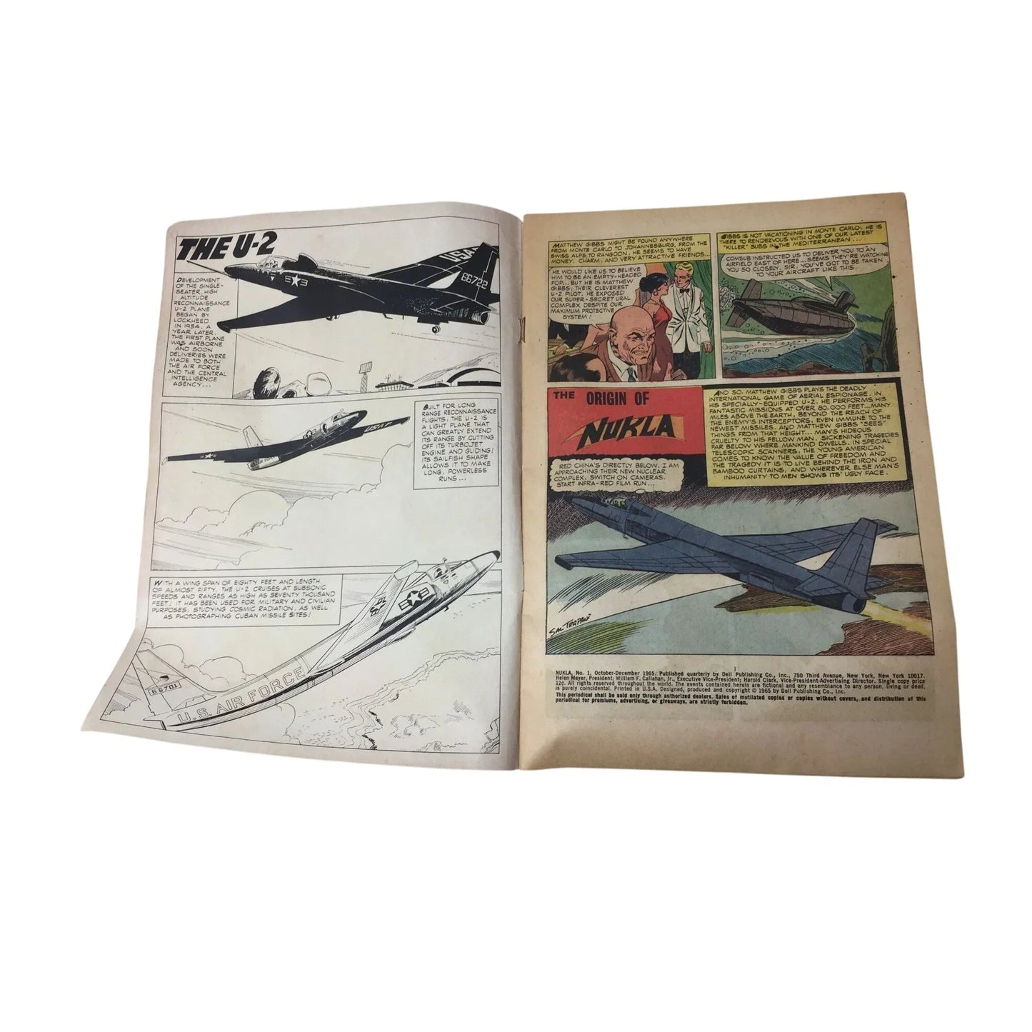 Vintage Comic Book ''Nukla'' by Dell Comics - A+ Stuff - comic book - A+ Stuff