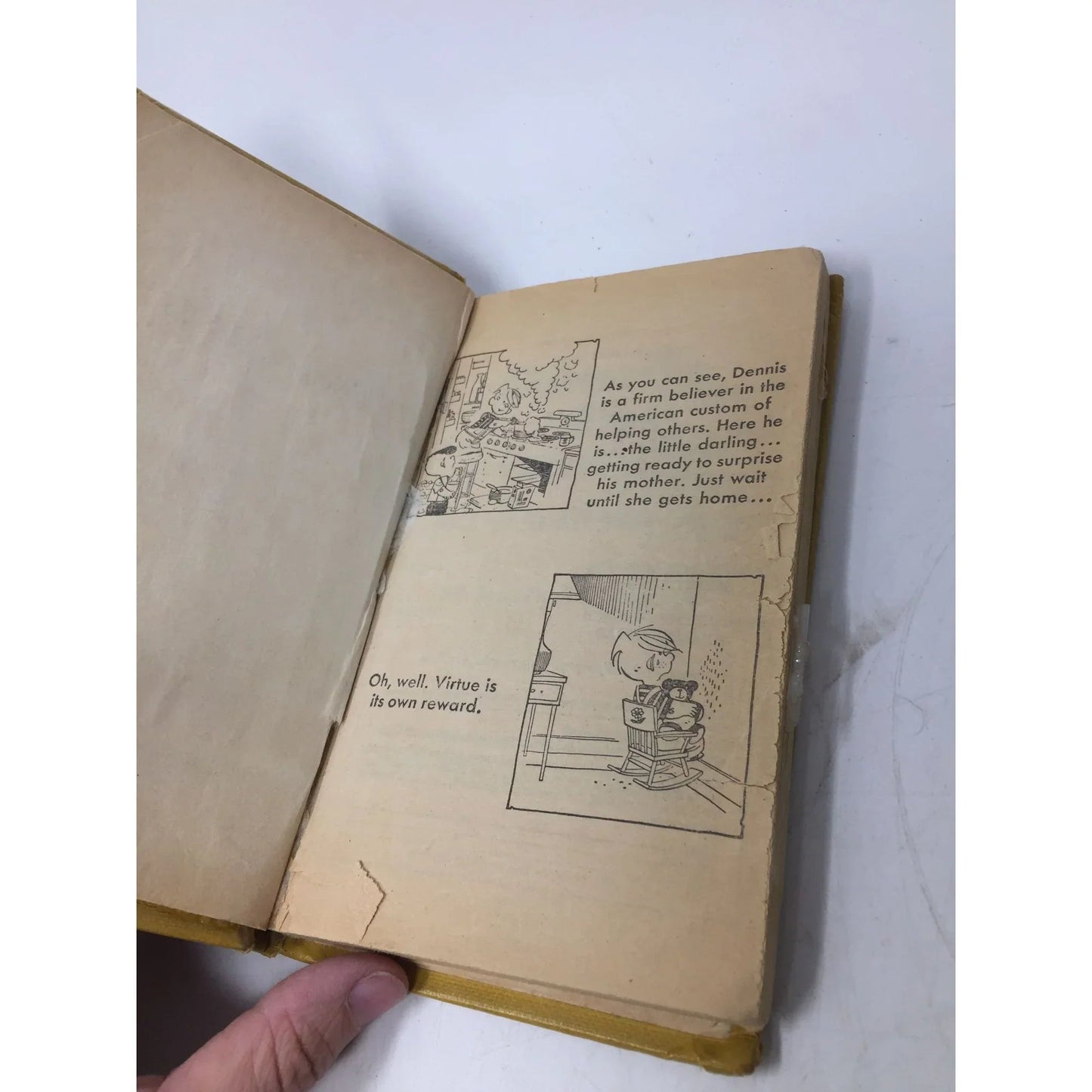 Vintage Dennis The Menace Hardcover Books (2) - A+ Stuff - Books - A+ Stuff