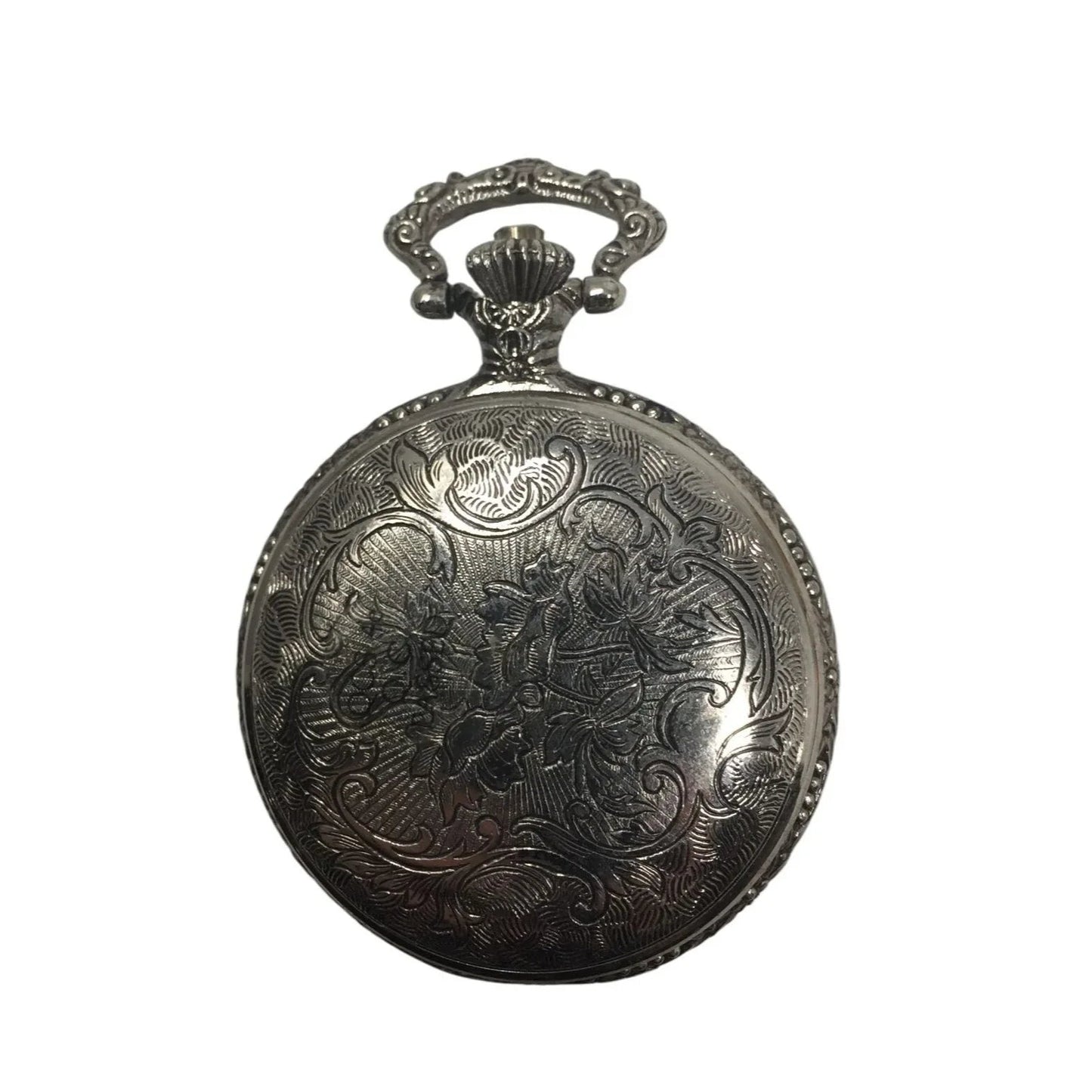 Vintage Details Quartz Hunter Pocket Watch with an Elk on the front - A+ Stuff - Watches - A+ Stuff