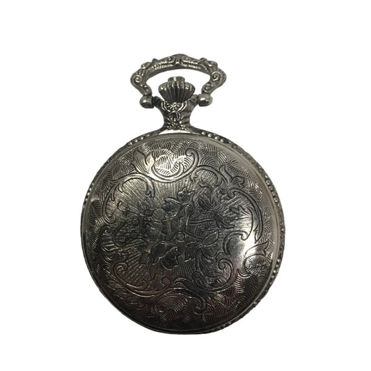Vintage Details Quartz Hunter Pocket Watch with an Elk on the front - A+ Stuff - Watches - A+ Stuff