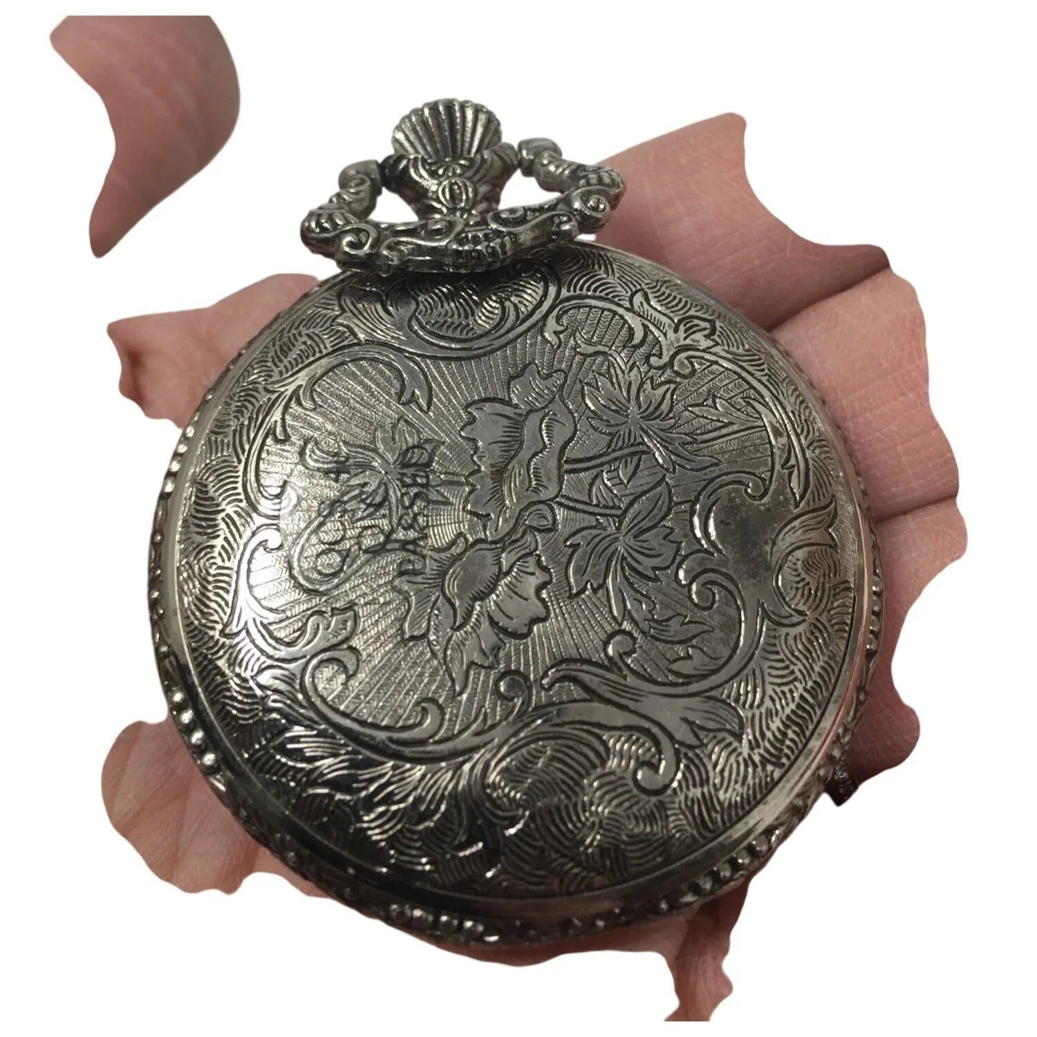 Vintage Details Quartz Hunter Pocket Watch with an Elk on the front - A+ Stuff - Watches - A+ Stuff