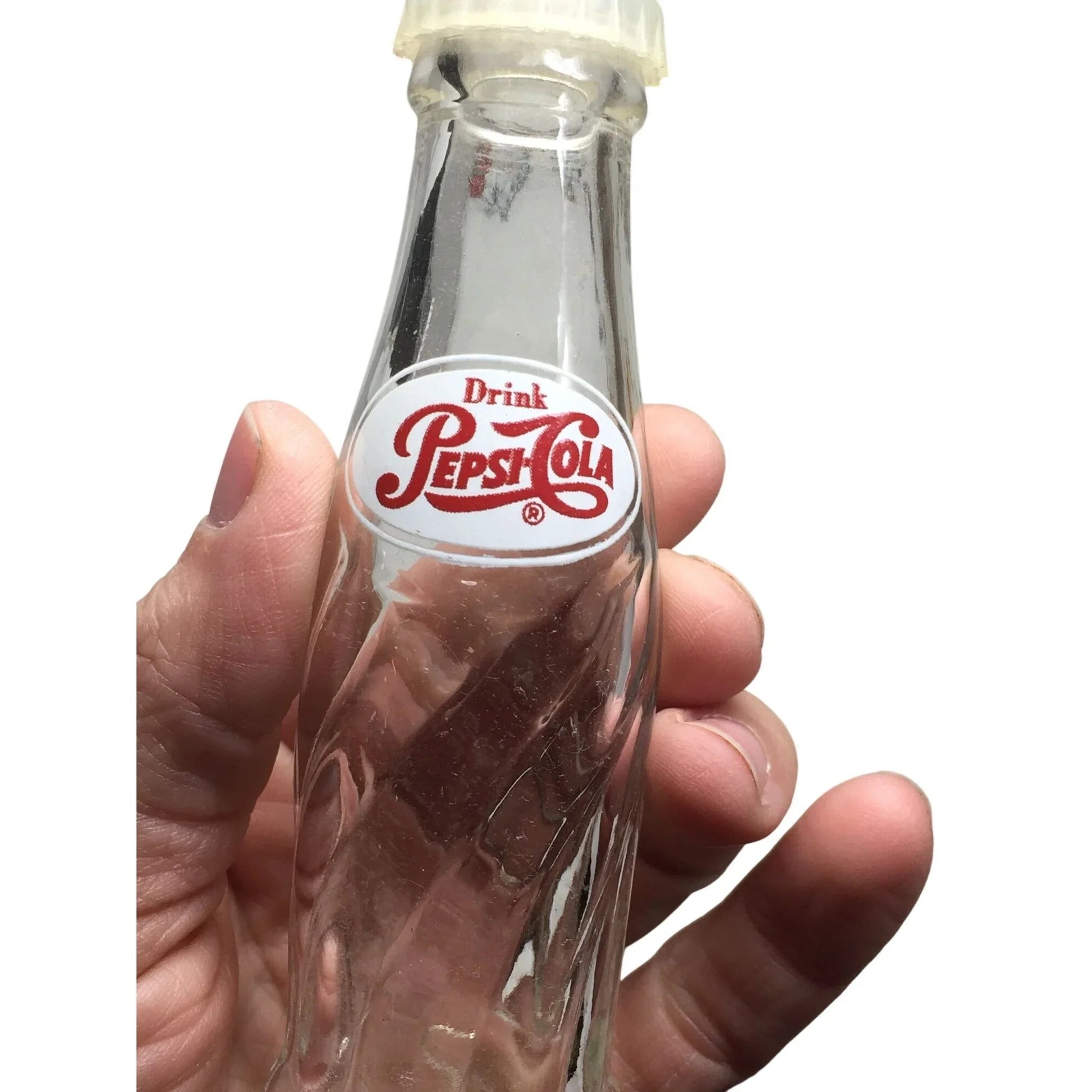 Vintage Drink Pepsi Cola Clear Glass Mini Bottle Salt or Pepper Shaker (just 1) - pepsi cola - Salt & Pepper Shakers - A+ Stuff