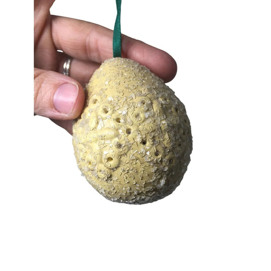 Vintage Easter Egg Ornament with Green string to hang - A+ Stuff - Holiday Ornaments - A+ Stuff