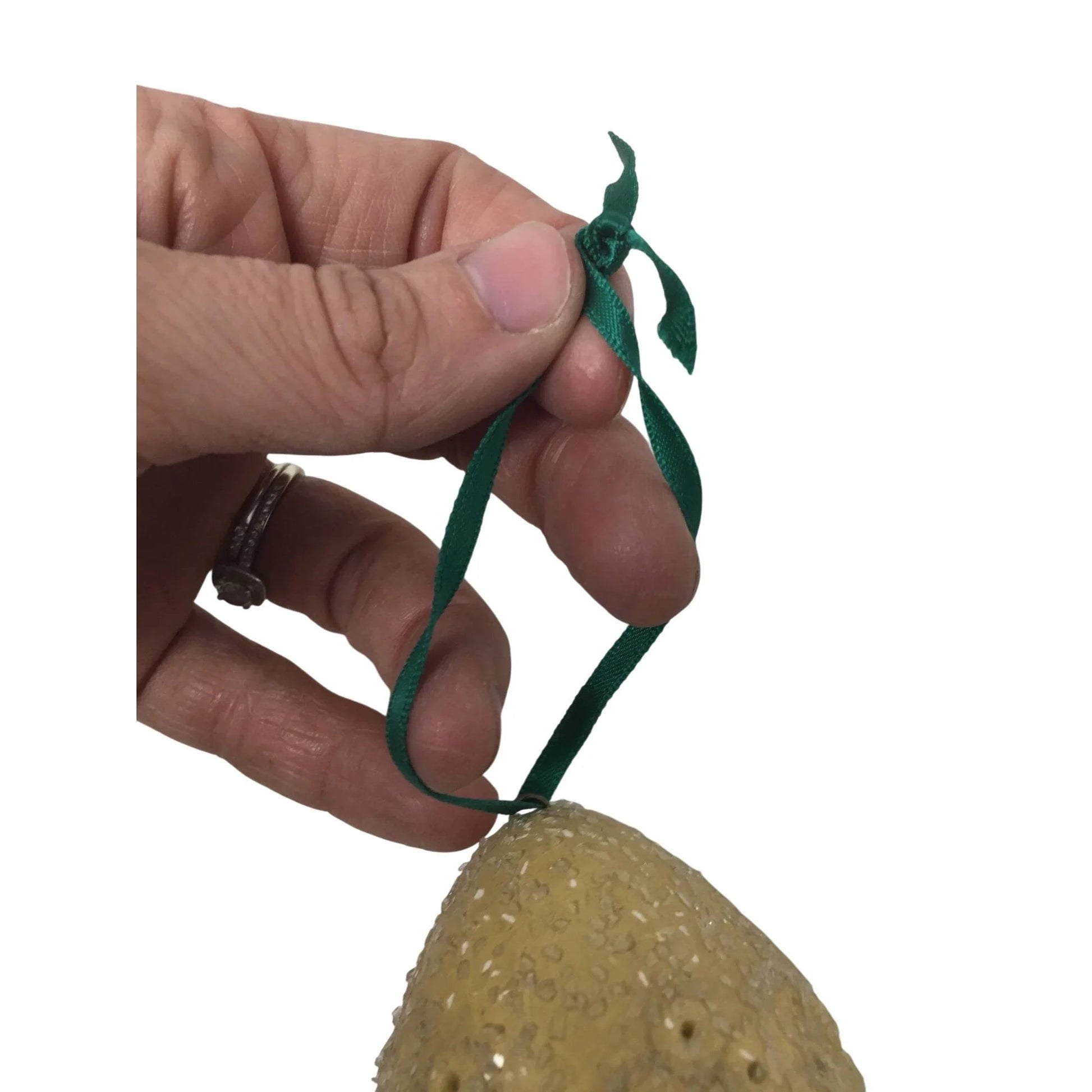 Vintage Easter Egg Ornament with Green string to hang - A+ Stuff - Holiday Ornaments - A+ Stuff