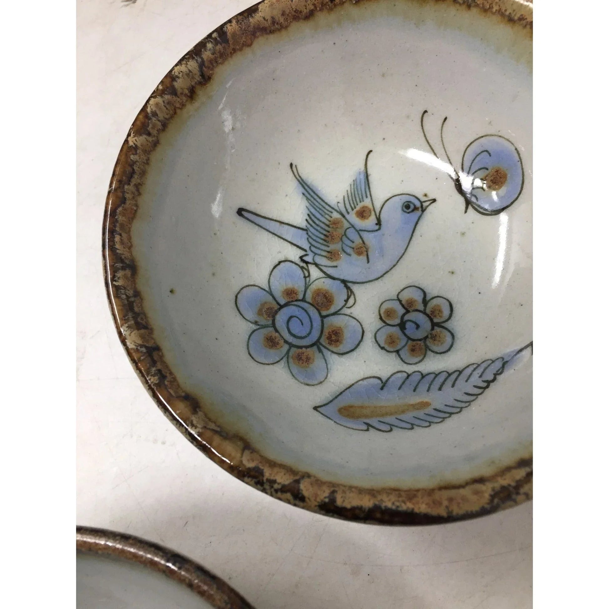 Vintage ''El Palomar Mexico'' Mexican Pottery Bowls (2) - A+ Stuff - Bowls - A+ Stuff
