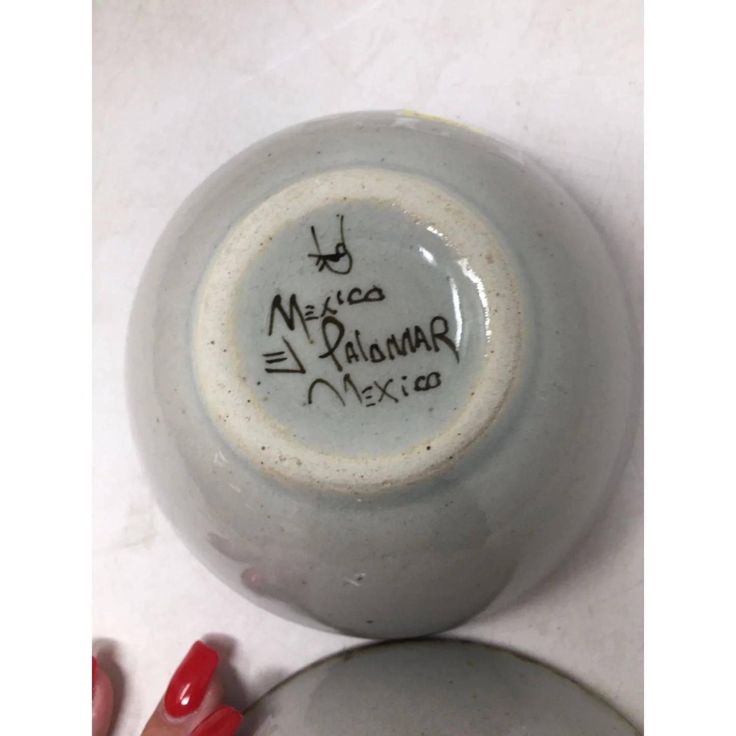 Vintage ''El Palomar Mexico'' Mexican Pottery Bowls (2) - A+ Stuff - Bowls - A+ Stuff