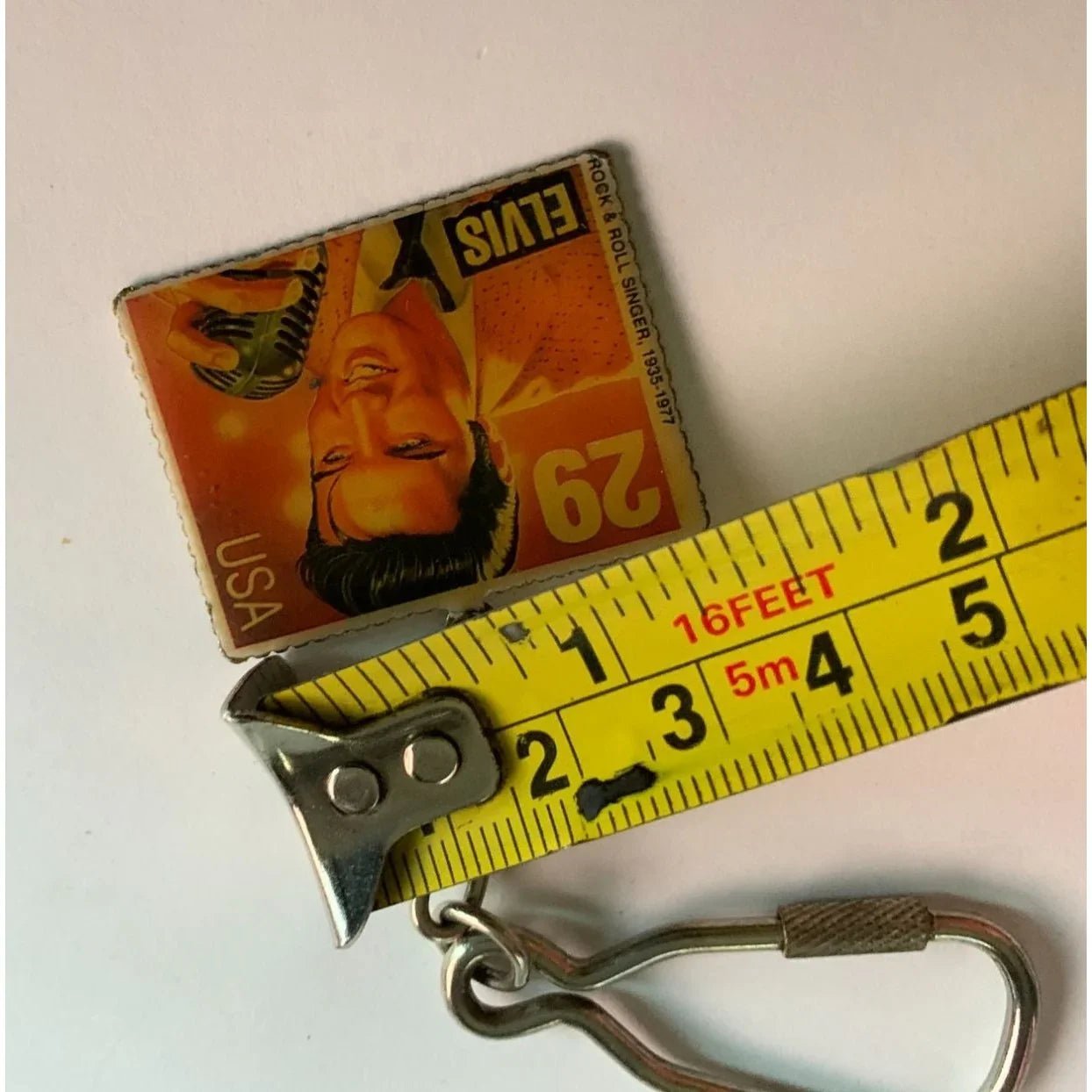 Vintage Elvis Presley USA 29 CENT Stamp Keychain - A+ Stuff - Keyholder - A+ Stuff