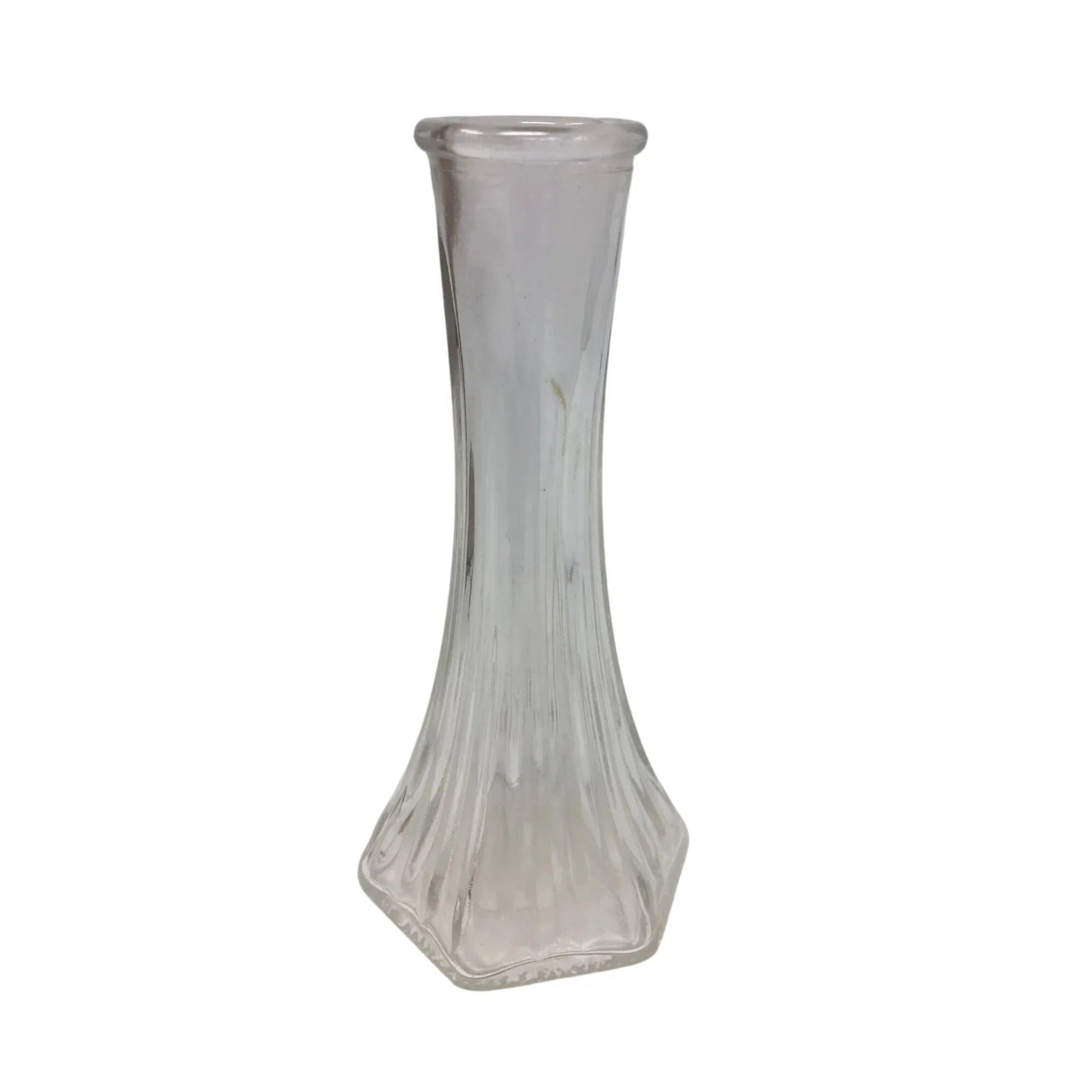 VINTAGE E.O. BRODY CO. CLEAR GLASS FLOWER VASE - E.O. BRODY CO. - Vase or Holder - A+ Stuff