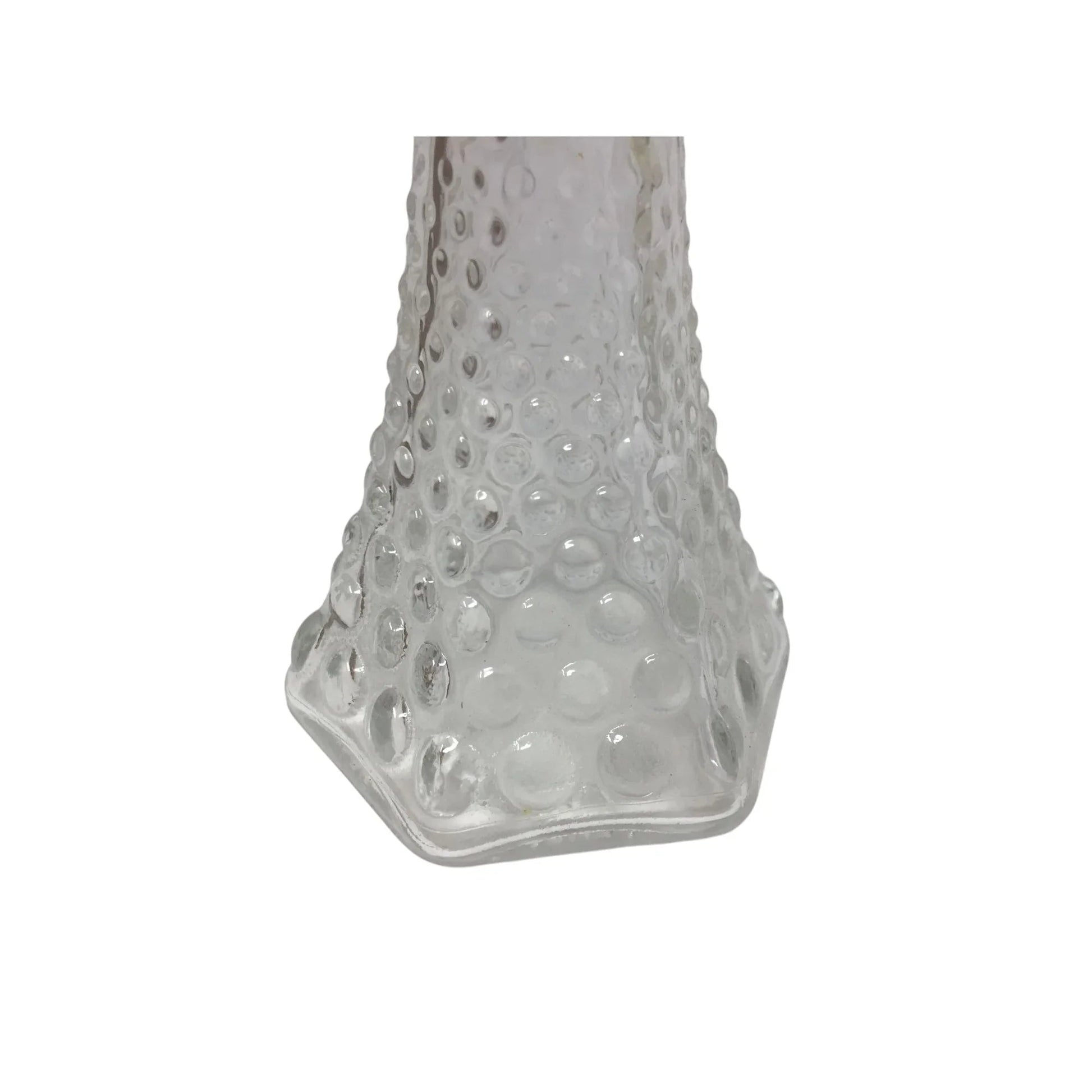 Vintage E.O. Brody Co. Clear Glass Hobnail Flower Vase - E.O. Brody Co - Vase or Holder - A+ Stuff