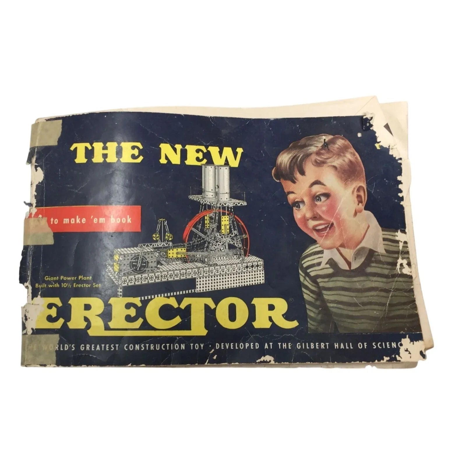 Vintage Erector ''The Worlds Greatest Construction Toy'' in metal Carrying case - A+ Stuff - Toys - A+ Stuff