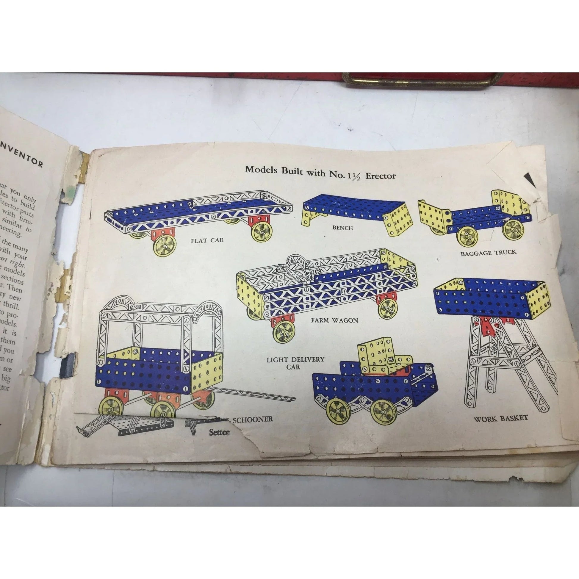 Vintage Erector ''The Worlds Greatest Construction Toy'' in metal Carrying case - A+ Stuff - Toys - A+ Stuff