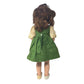 Vintage Fairyland Toy Product No 5 Brunette Doll with Green Eyes - fairyland toy product - Dolls - A+ Stuff