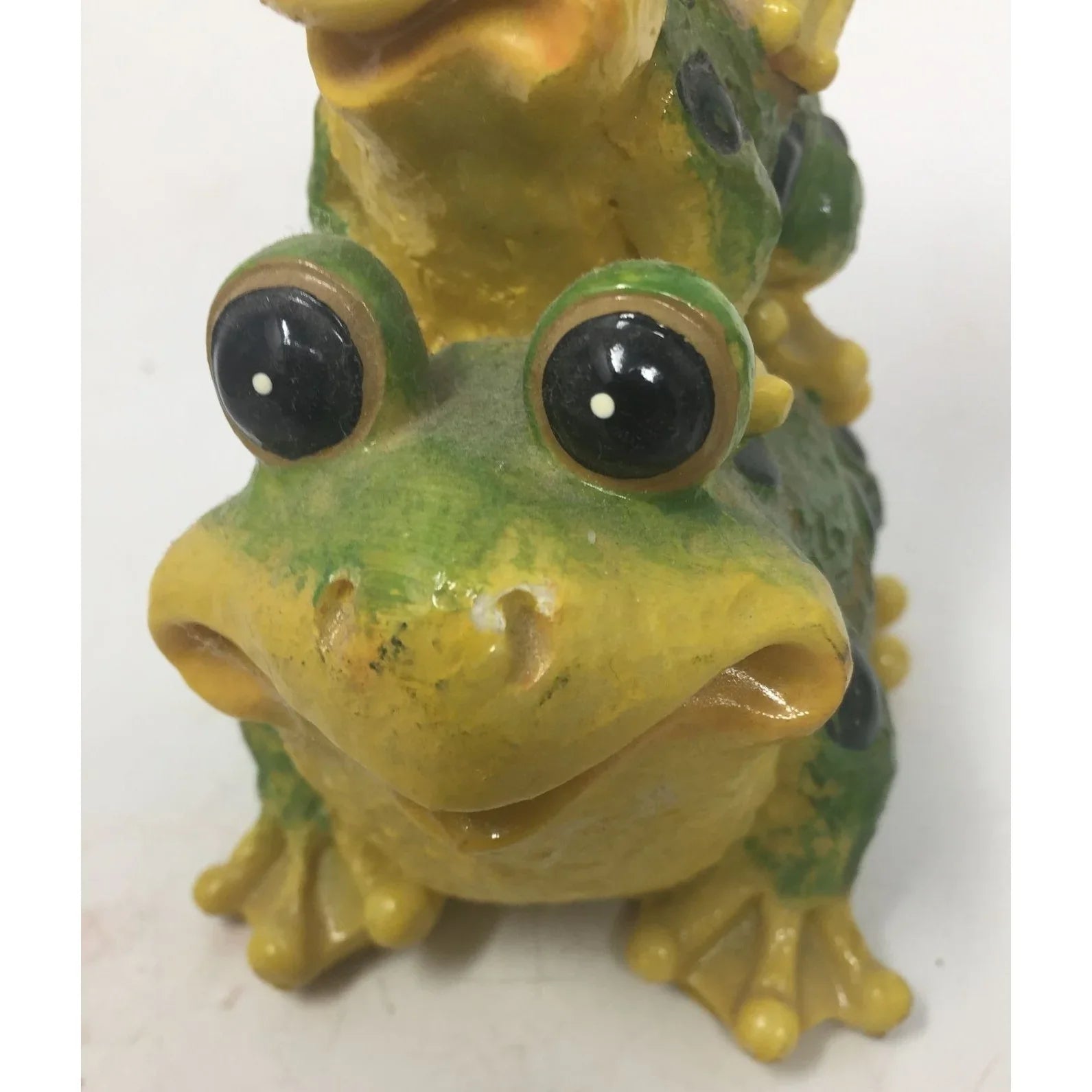 Vintage Family Of Frogs Mom, Dad and Baby Stacked/Piled Frogs Figurine - A+ Stuff - figurine - A+ Stuff