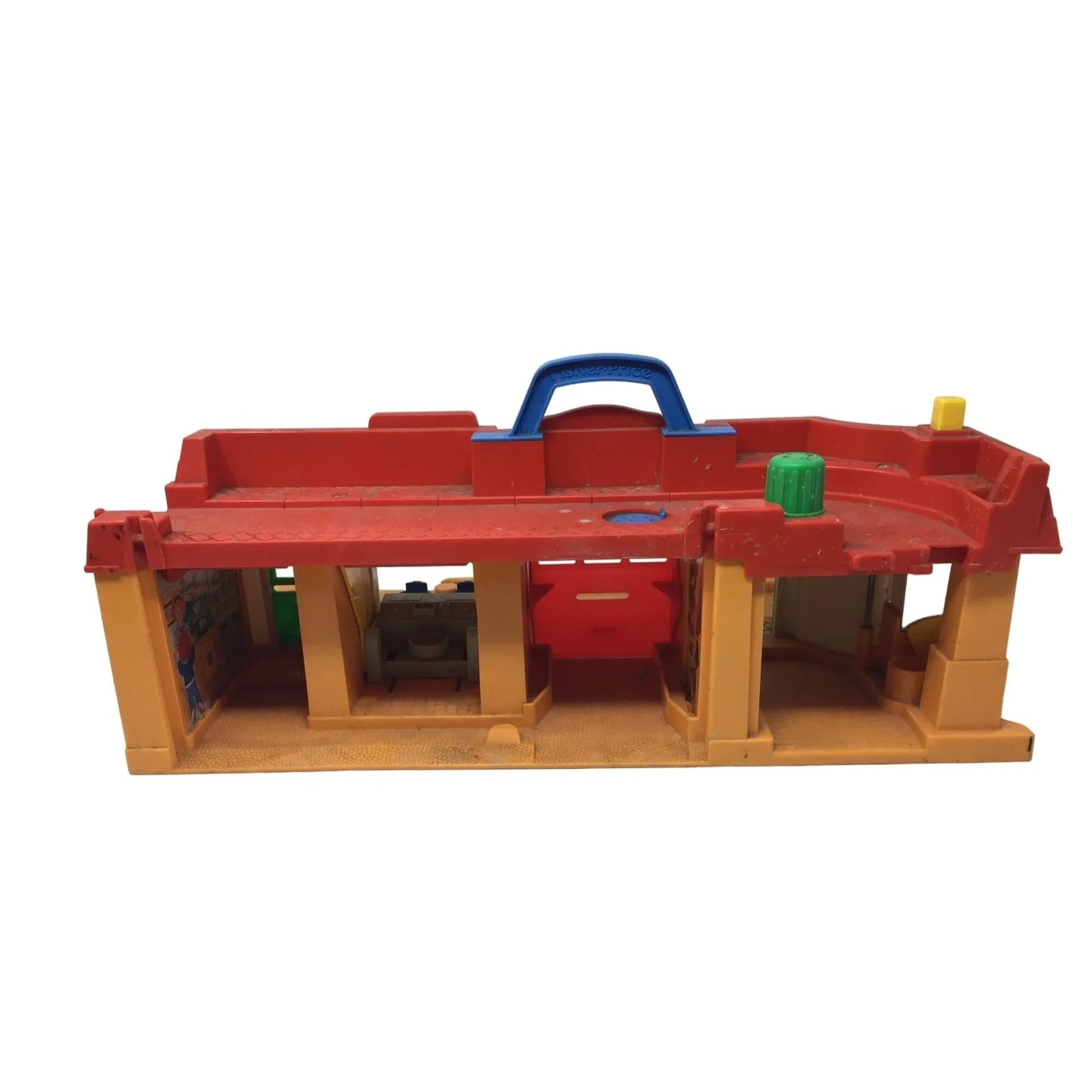 Vintage Fisher Price Little People Play Family Village Main Street Town City - A+ Stuff