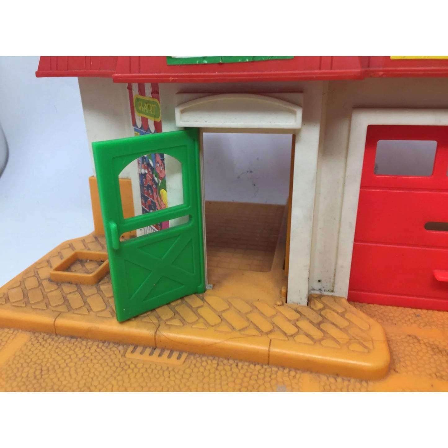 Vintage Fisher Price Little People Play Family Village Main Street Town City - A+ Stuff