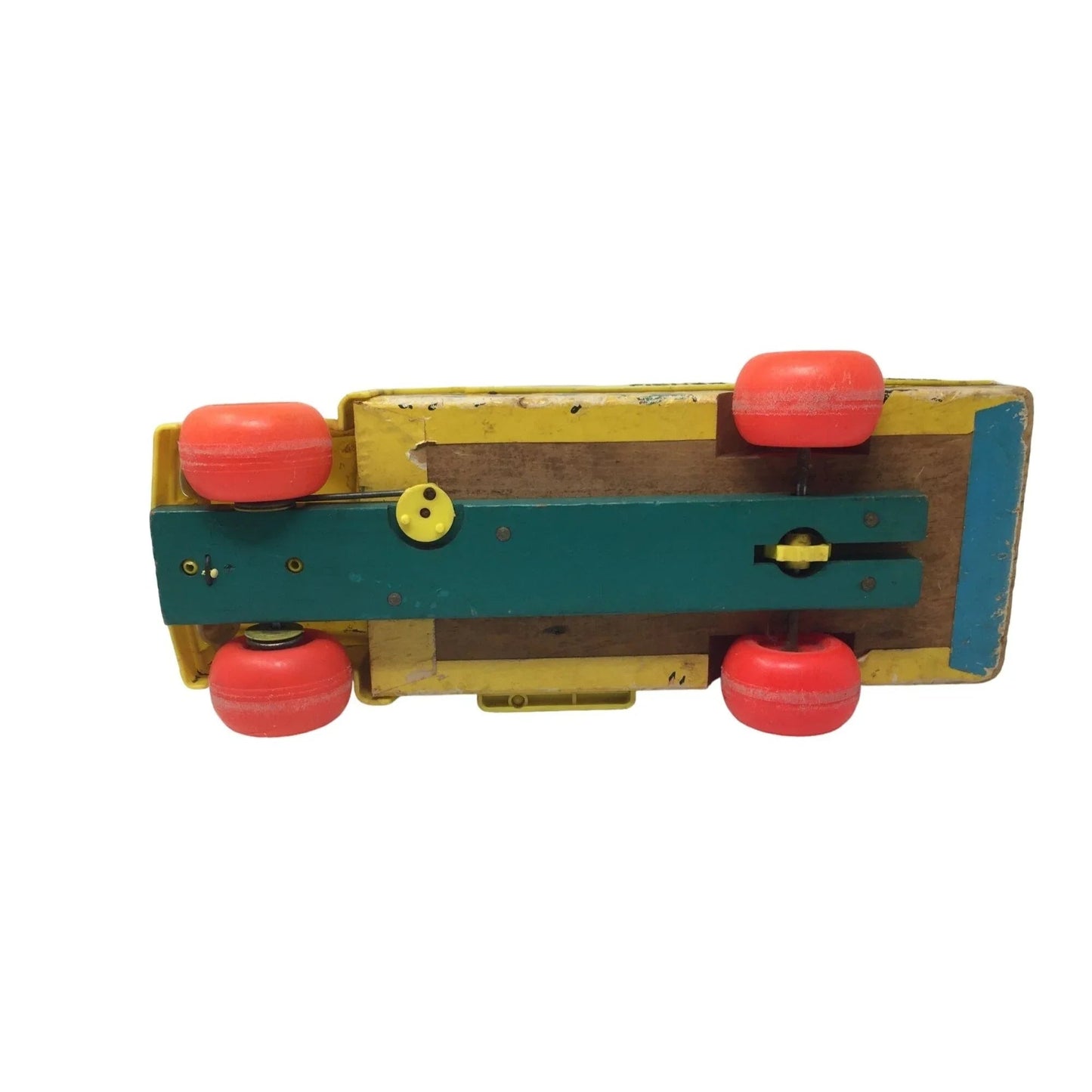 Vintage Fisher Price Little People Yellow School Bus with Bus Driver - A+ Stuff