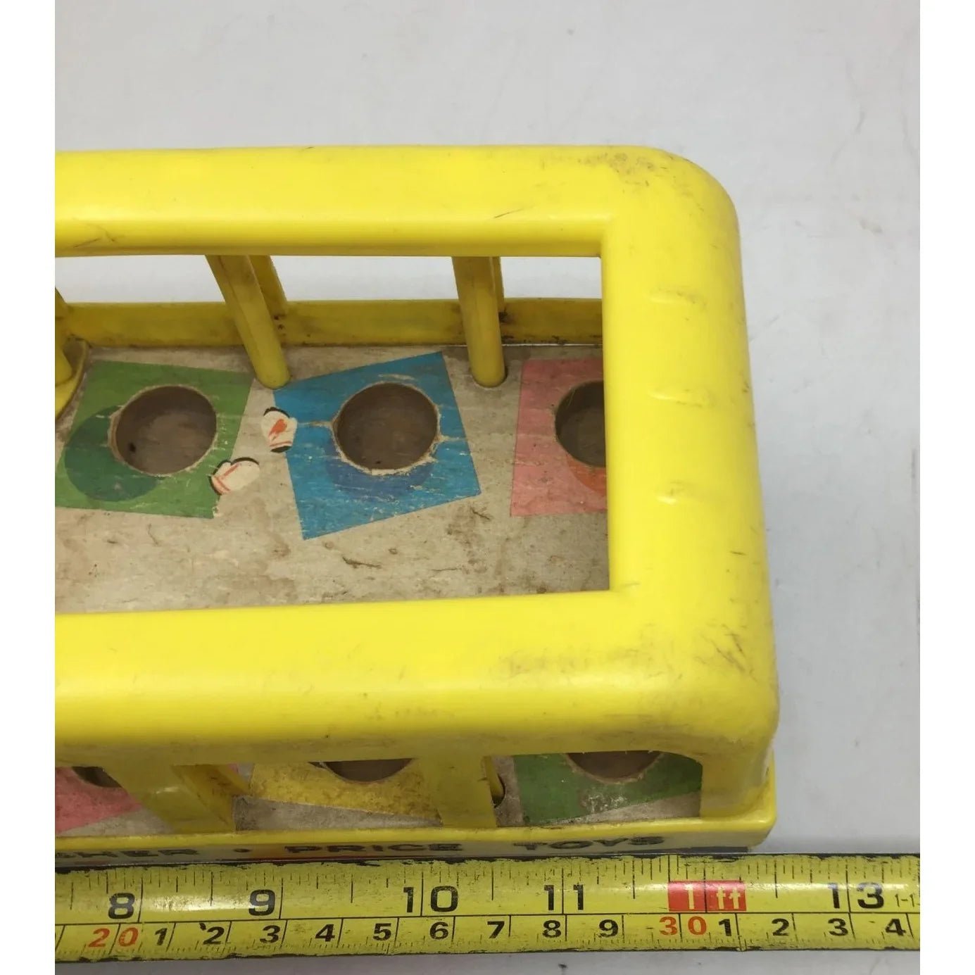 Vintage Fisher Price Little People Yellow School Bus with Bus Driver - A+ Stuff