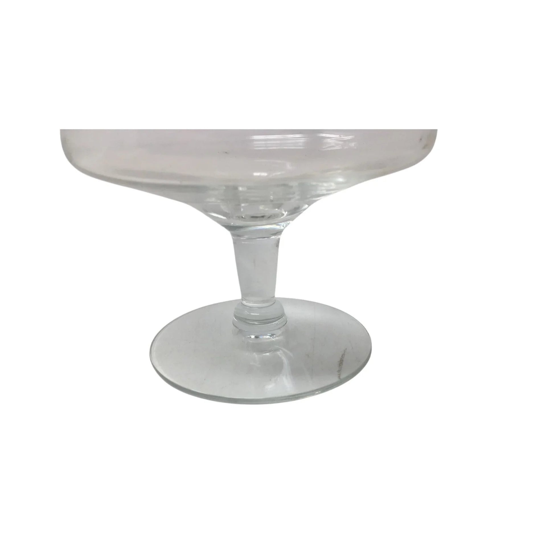 Vintage Footed Clear Glass Dessert Cup/Shrimp Cocktail Glass - A+ Stuff - Glass - A+ Stuff