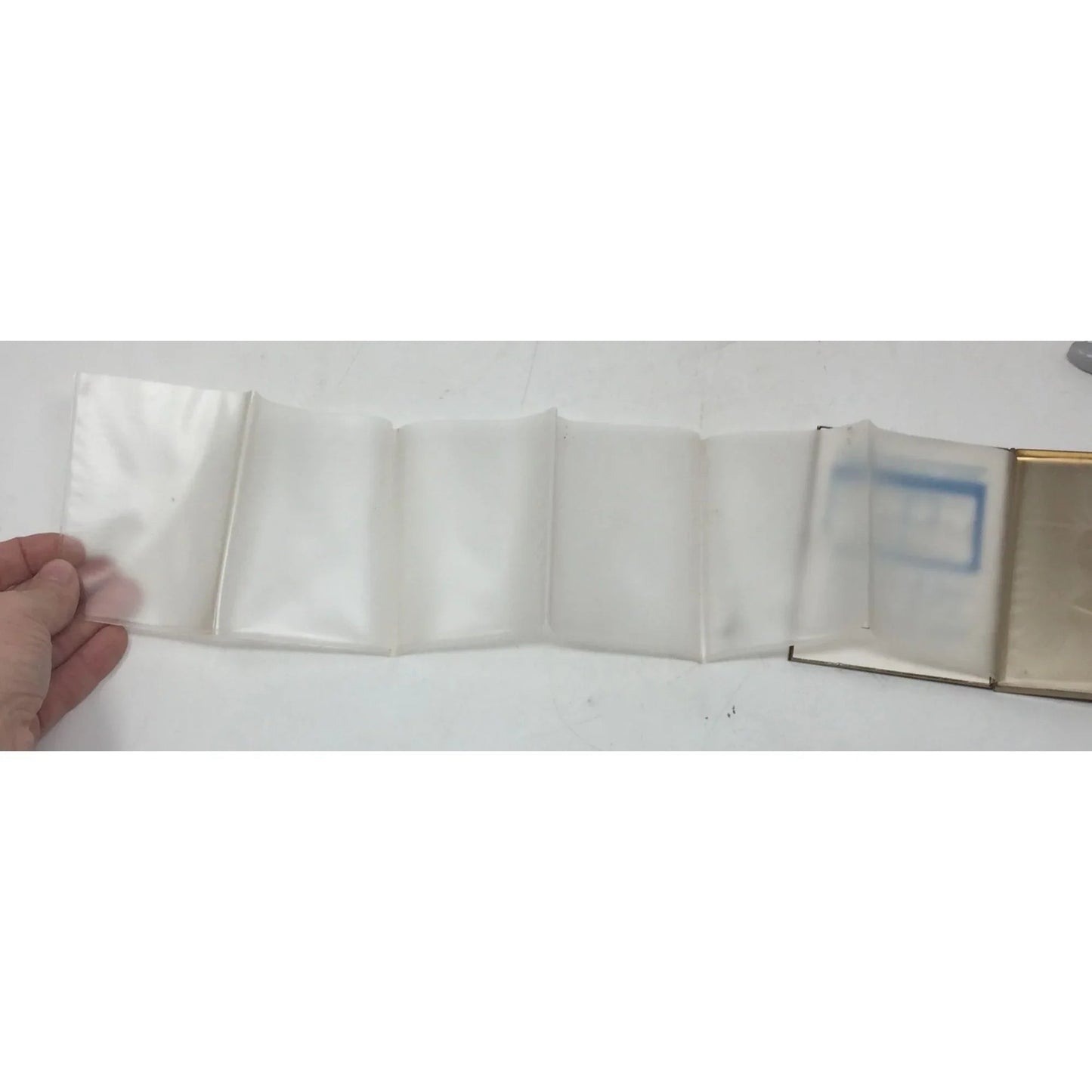 Vintage Fragonard Mini Metal Compact Pocket Photo Album Card Case - A+ Stuff - photo or card holder - A+ Stuff