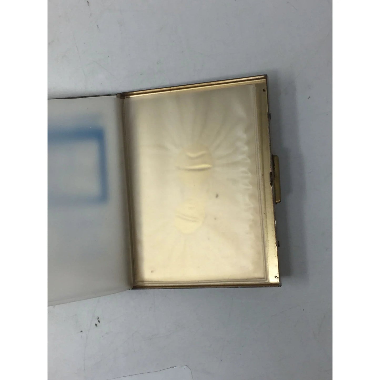 Vintage Fragonard Mini Metal Compact Pocket Photo Album Card Case - A+ Stuff - photo or card holder - A+ Stuff