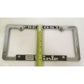 Vintage Fremont Steinle Silver License Plate Frame - A+ Stuff - Auto Part - A+ Stuff