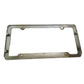 Vintage Fremont Steinle Silver License Plate Frame - A+ Stuff - Auto Part - A+ Stuff