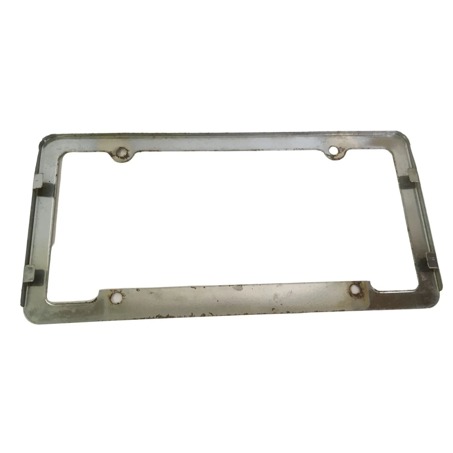 Vintage Fremont Steinle Silver License Plate Frame - A+ Stuff - Auto Part - A+ Stuff