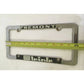 Vintage Fremont Steinle Silver License Plate Frame - A+ Stuff - Auto Part - A+ Stuff