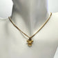 Vintage Givenchy Gold Plated Fleur - De - Lis Pendant Necklace - 15" - Givenchy - Pendant with Necklace - A+ Stuff