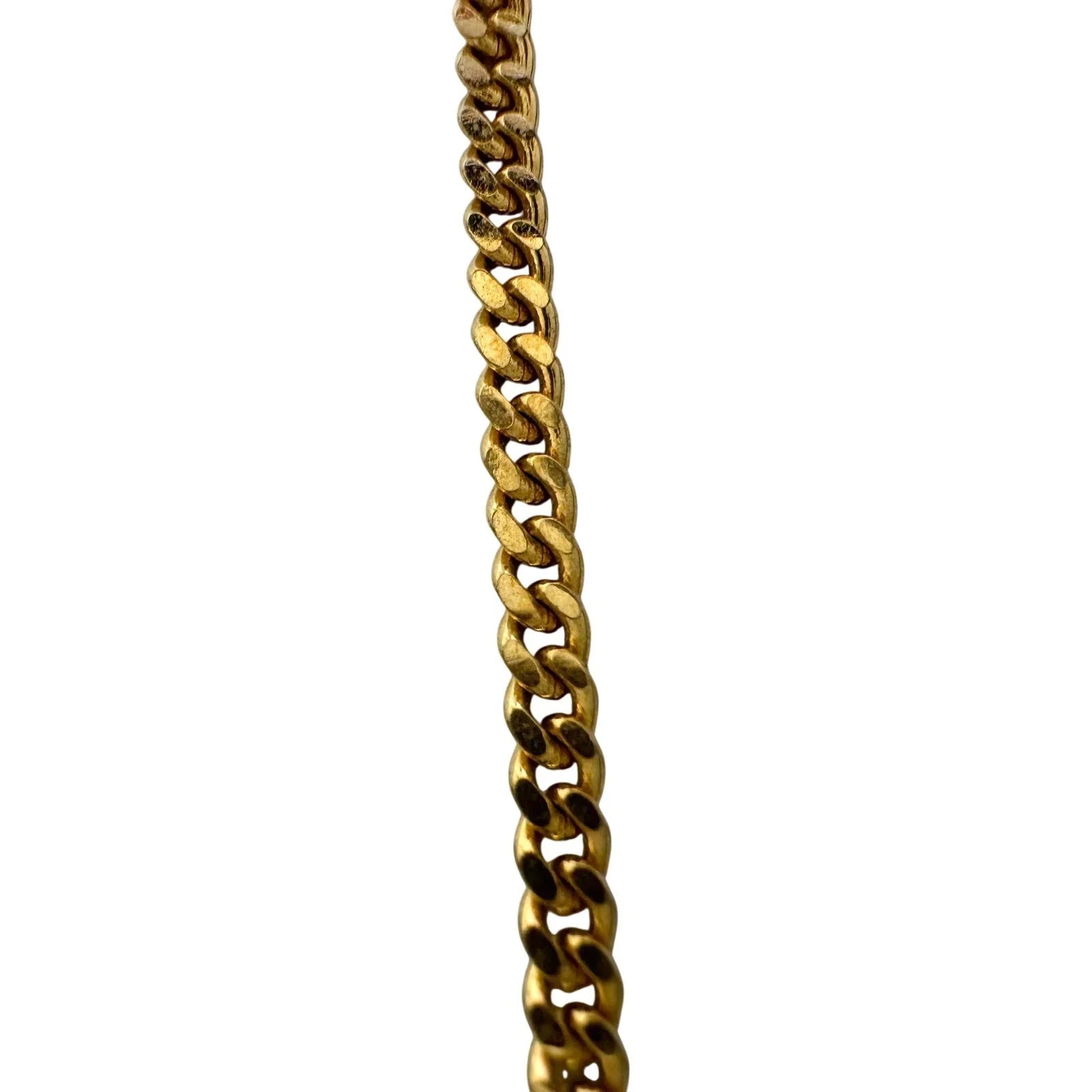 Vintage Givenchy Gold Plated Fleur - De - Lis Pendant Necklace - 15" - Givenchy - Pendant with Necklace - A+ Stuff