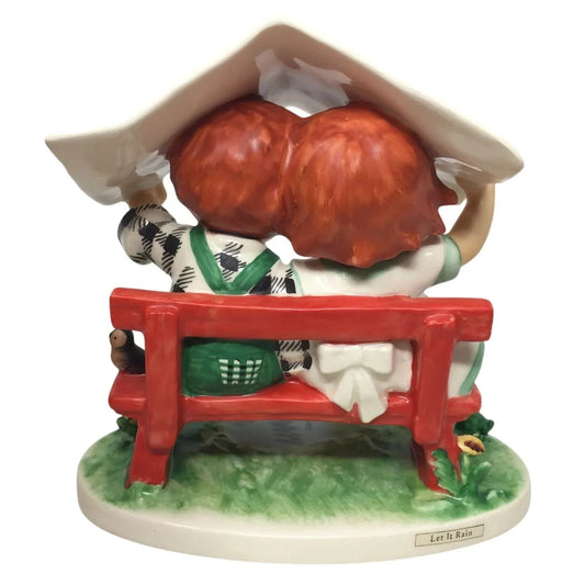 Vintage Goebel W Germany Red Heads ''Let it rain'' Figurine - Goebel - Figurines - A+ Stuff