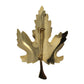 Vintage Gold Tone Green Leaf Brooch Pin - A+ Stuff - Brooch - A+ Stuff