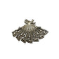Vintage Gold tone Holiday Fan Brooch Pin (Missing Pin) - 2.5x2 inches - A+ Stuff - Brooch - A+ Stuff