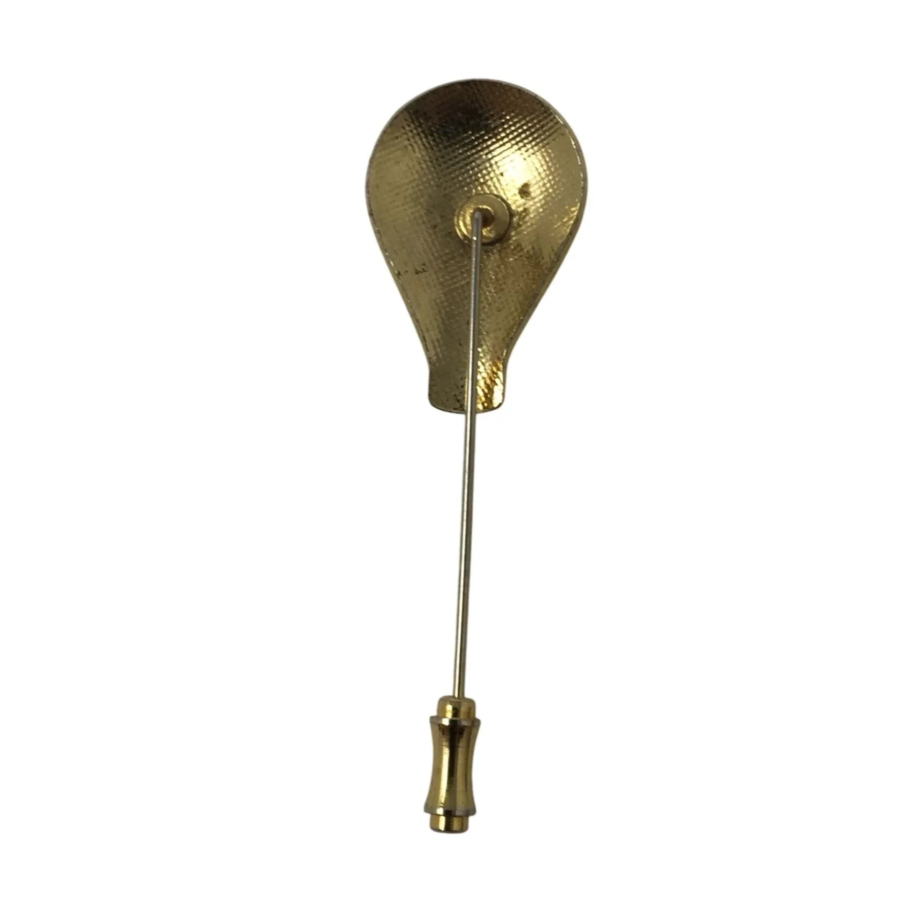 Vintage Gold Tone Hot Air Balloon Hat Pin - A+ Stuff - pin - A+ Stuff
