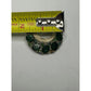 Vintage Gold Tone Lisner Wreath Brooch with Green Rhinestones - lisner - Brooch - A+ Stuff