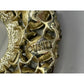 Vintage Gold Tone Lisner Wreath Brooch with Green Rhinestones - lisner - Brooch - A+ Stuff