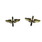 Vintage Gold Tone US Army Air Force Officer's Collar Pins (2) - A+ Stuff - pin - A+ Stuff