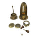 Vintage Gold Toned Footed Incense Burner - A+ Stuff