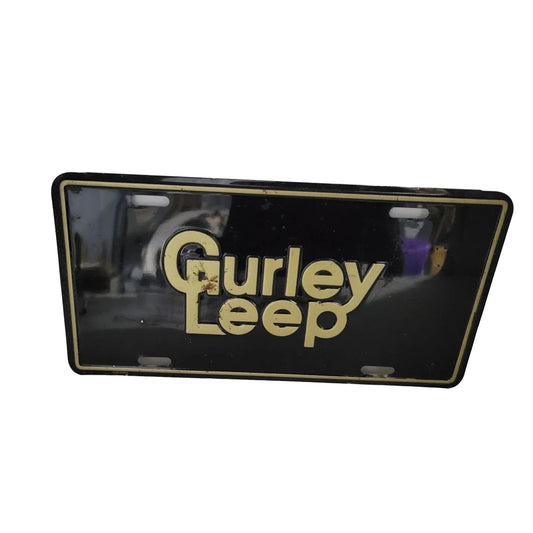 Vintage Gurley Leep License Plate - A+ Stuff - Auto Part - A+ Stuff