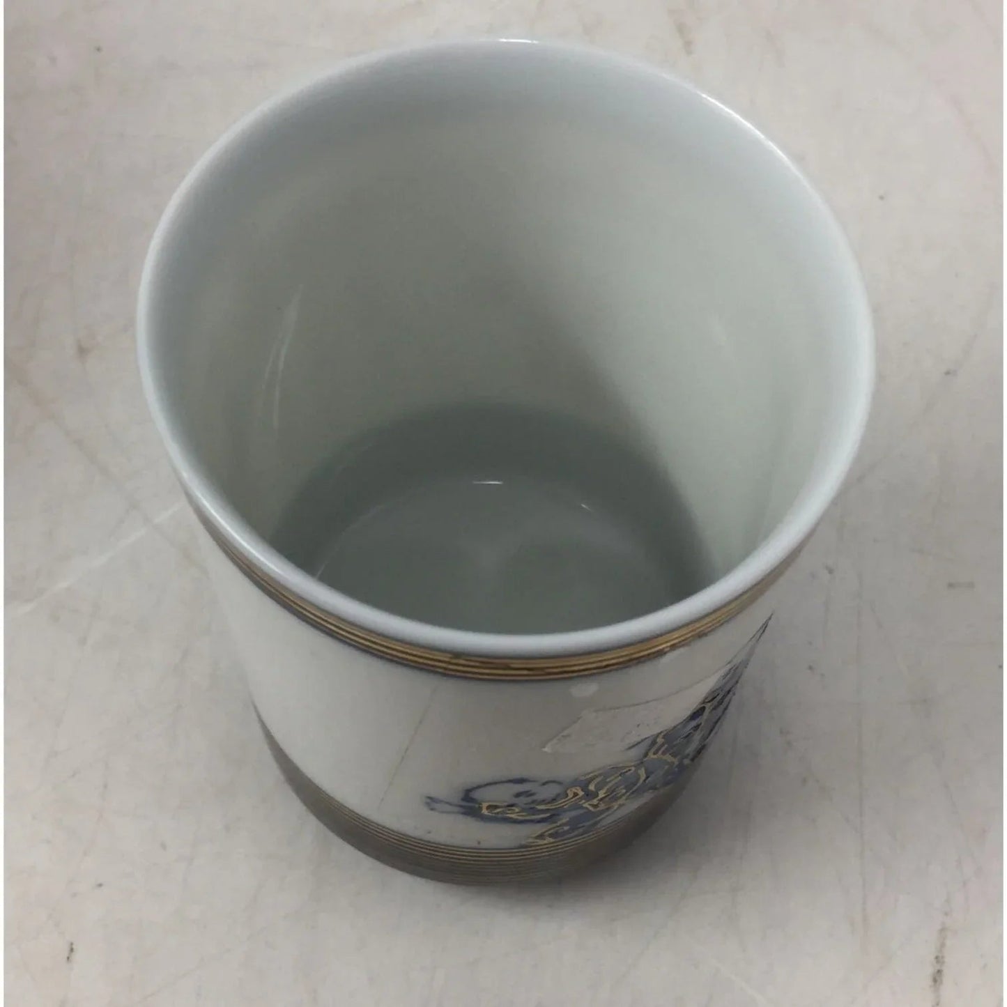 Vintage Hand Painted Blue & White Porcelain Jar/Canister with lid - A+ Stuff - Collectibles - A+ Stuff