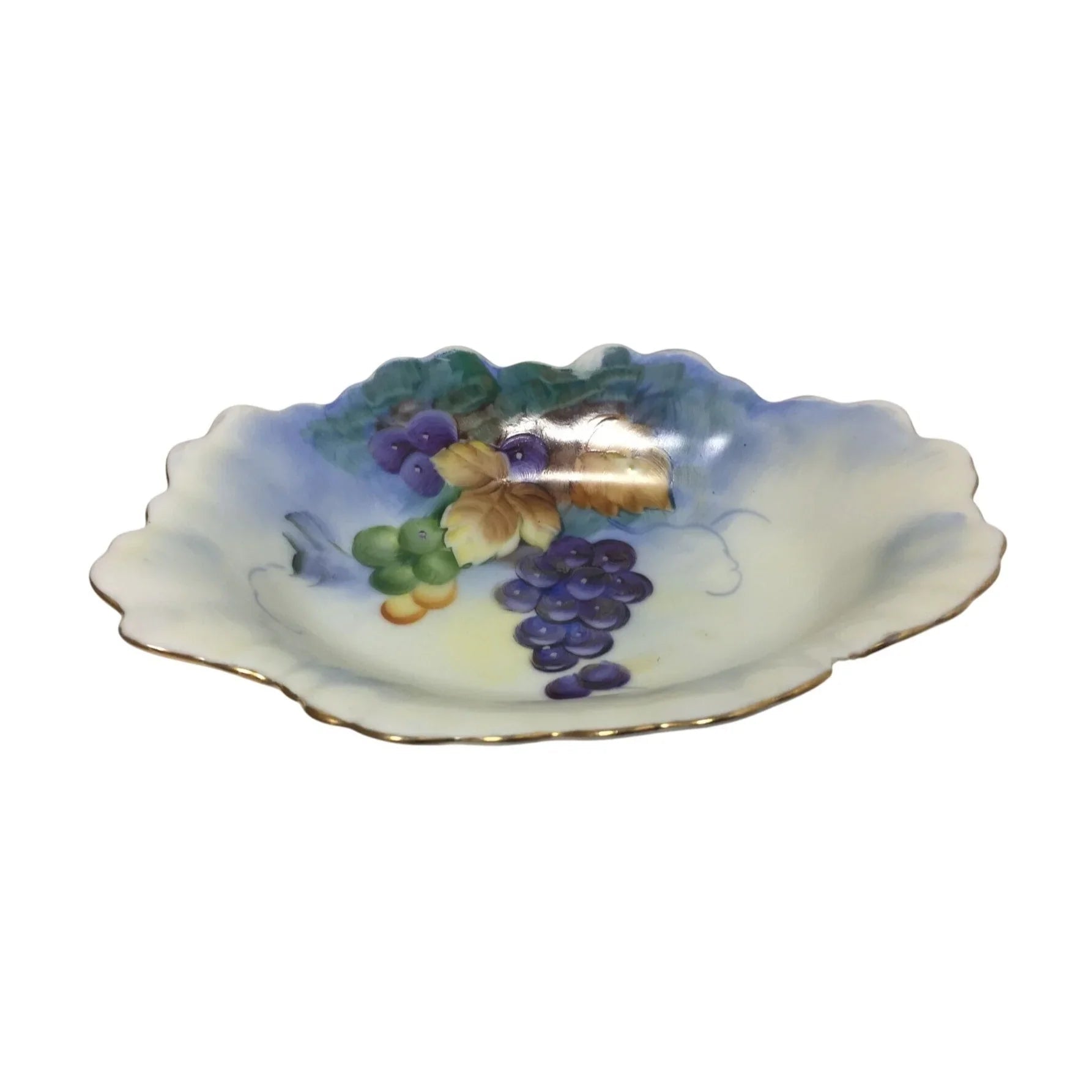 Vintage Hand Painted Lefton China Trinket or Candy Bowl - Lefton China - Bowls - A+ Stuff