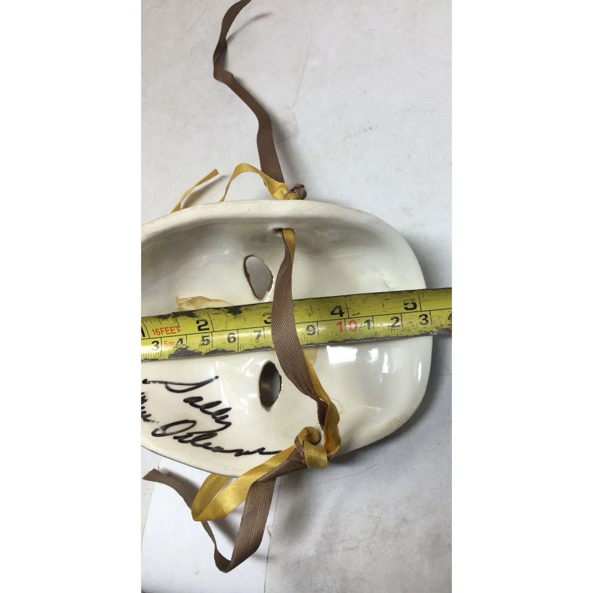 Vintage Hand - Painted Mardi Gras Woman Mask Face - A+ Stuff - Collectibles - A+ Stuff