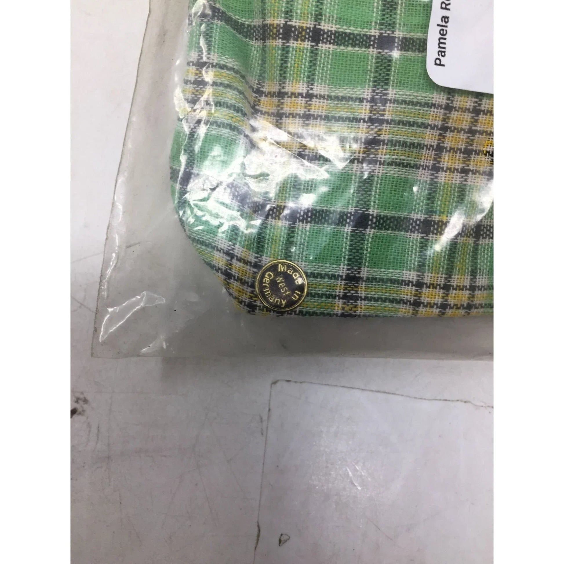 Vintage Hand Puppet - Man Wearing Green Plaid Outfit with Red Bow/tie - A+ Stuff - Puppets & Marionettes - A+ Stuff