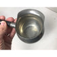 Vintage Handmade Pewter Sauce Server with Black Handle - A+ Stuff - primitive kitchen tools - A+ Stuff