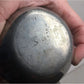Vintage Handmade Pewter Sauce Server with Black Handle - A+ Stuff - primitive kitchen tools - A+ Stuff
