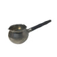 Vintage Handmade Pewter Sauce Server with Black Handle - A+ Stuff - primitive kitchen tools - A+ Stuff