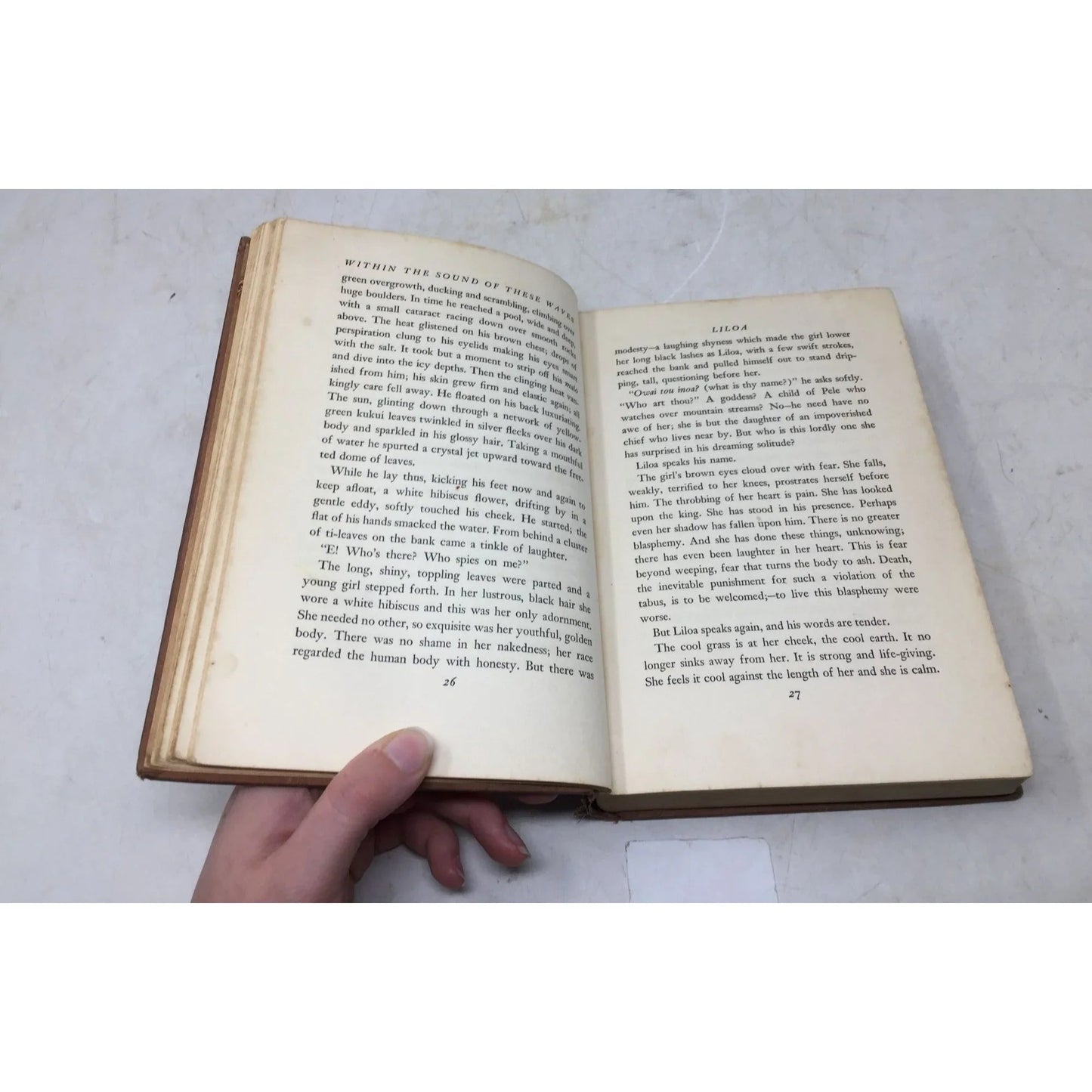 Vintage Hardcover Book "Within the Sound of These Waves" - unbranded - Vintage Books - A+ Stuff